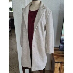 Vigoss Long Two Button Coat With Pockets Sz Medium